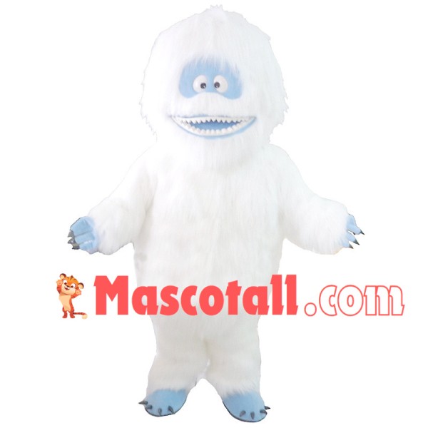 White Furry Monster Mascot Costume