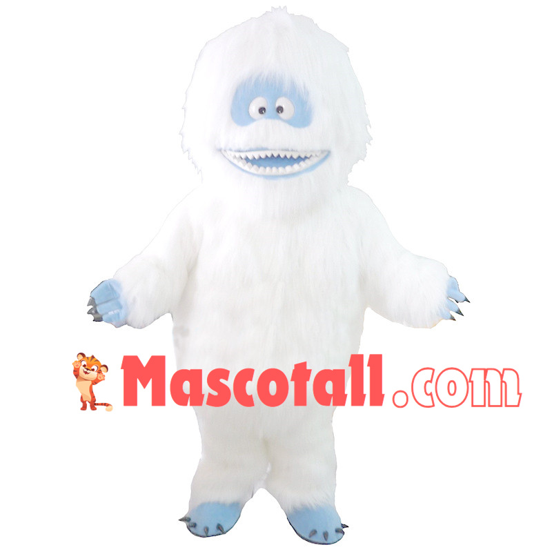 White Furry Monster Mascot Costume