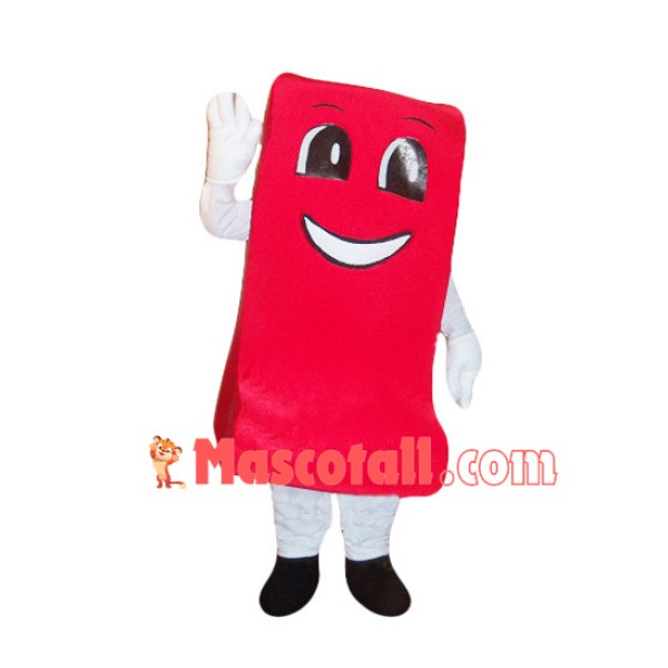 Cartoon Red Car Seat Mascot Costume