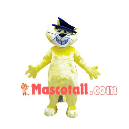 Flexible Police Cat Mascot Costume