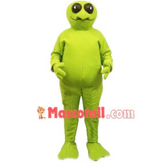 Green Long Legs Alien Mascot Costume