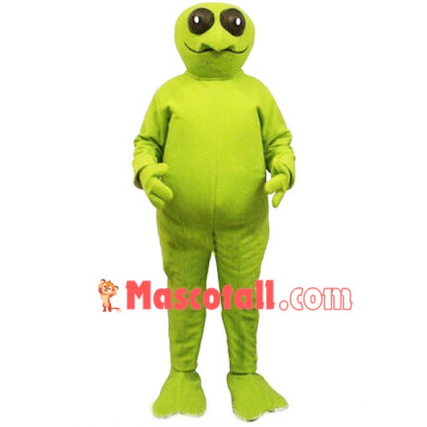 Green Long Legs Alien Mascot Costume