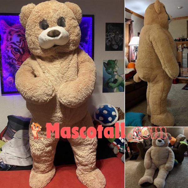 Likable Plush Teddy Bear Mascot Lightweight Costume