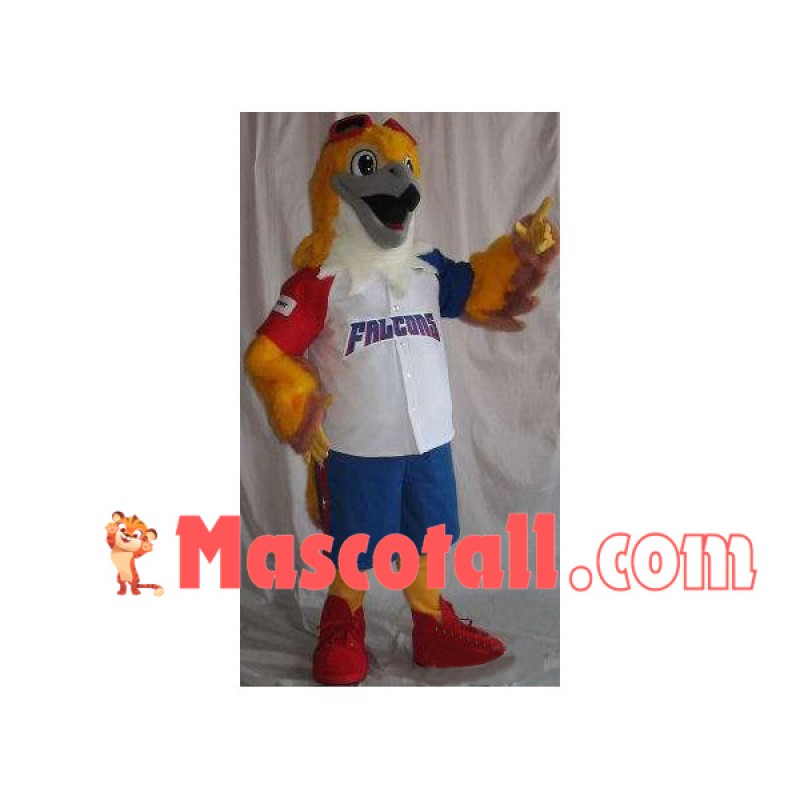 Adult Size Falcon of The Team Mascot Costume