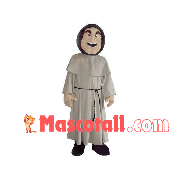 Social Priest in The Robe Mascot Costume