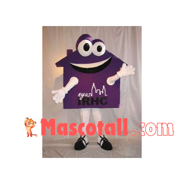 Obvious Purple Signage Mascot Costume