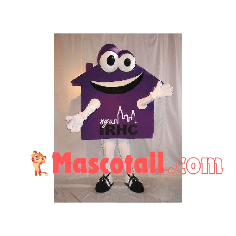 Obvious Purple Signage Mascot Costume