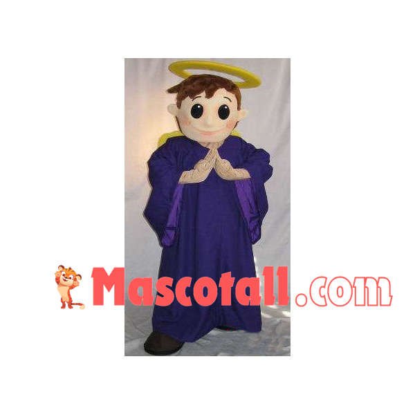 Holy Western Angel Mascot Costume