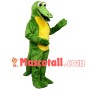 Adult Crocodile With Flat Mouth Mascot Costume