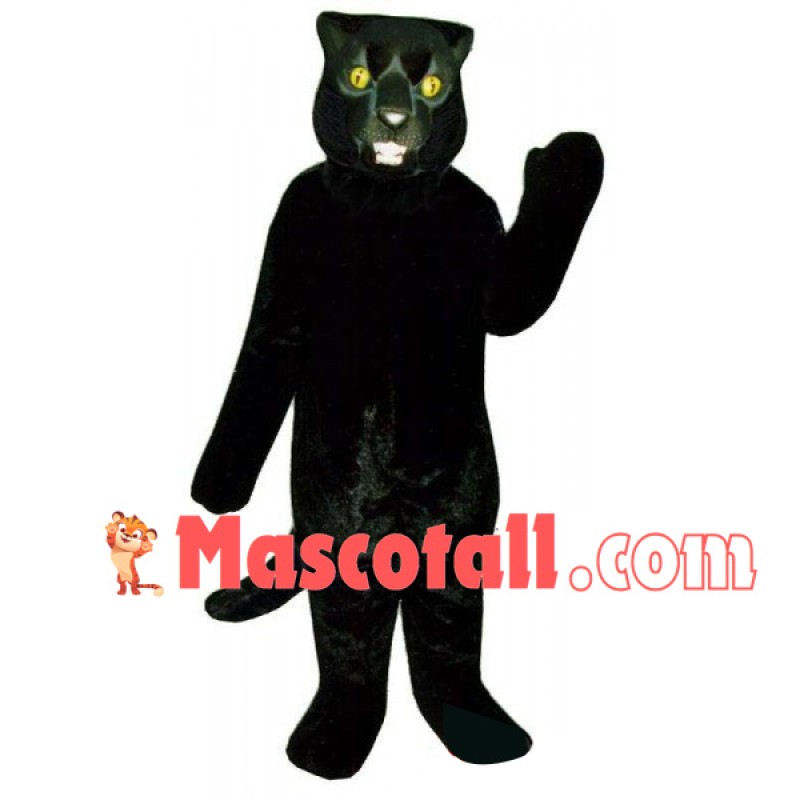 Black Panther With Fierce Look Mascot Costume