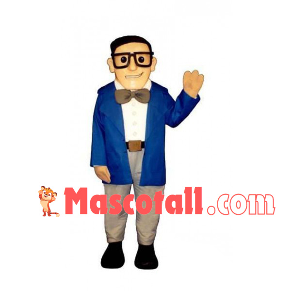 Serious Academic Expert Mascot Costume