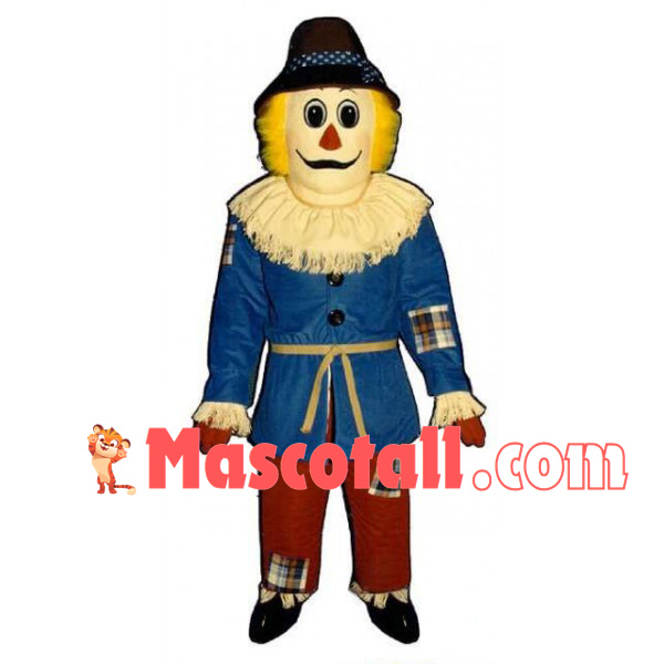 Patch Scarecrow Clown Mascot Costume