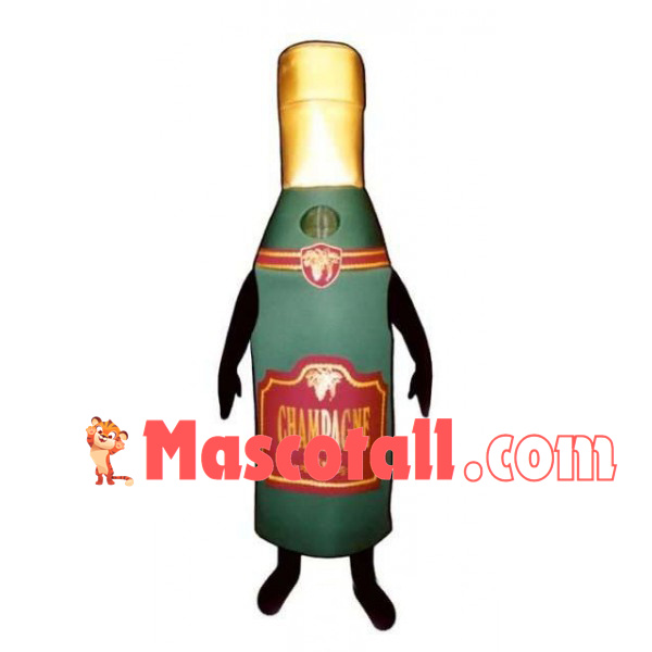 Exquisite Champagne Bottle Mascot Costume