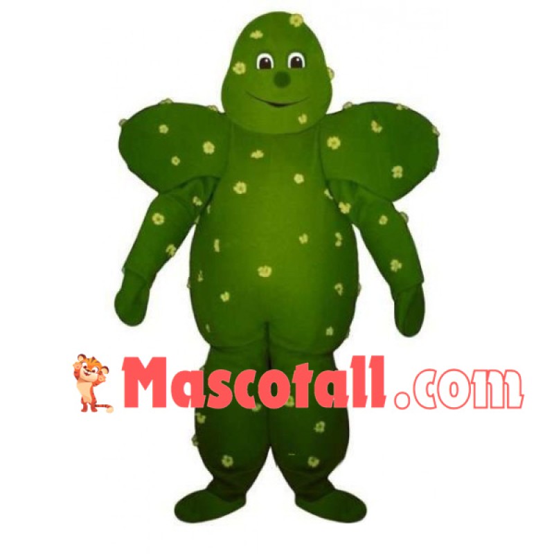 Big Cactus Covered With Petals Mascot Costume