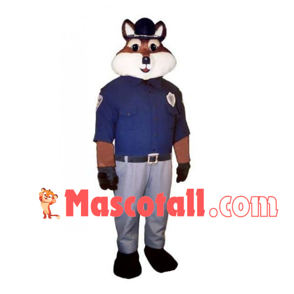 Honest Squirrel Constable Mascot Costume