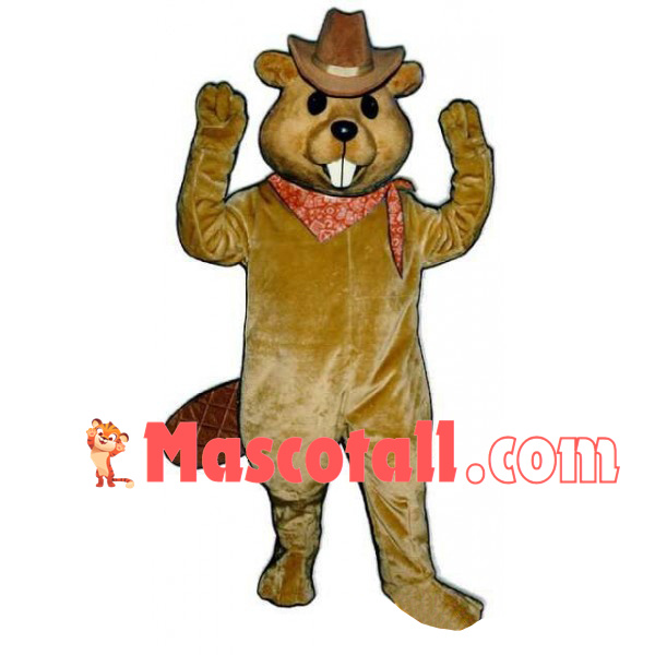 Passionate Squirrel Cowboy Mascot Costume