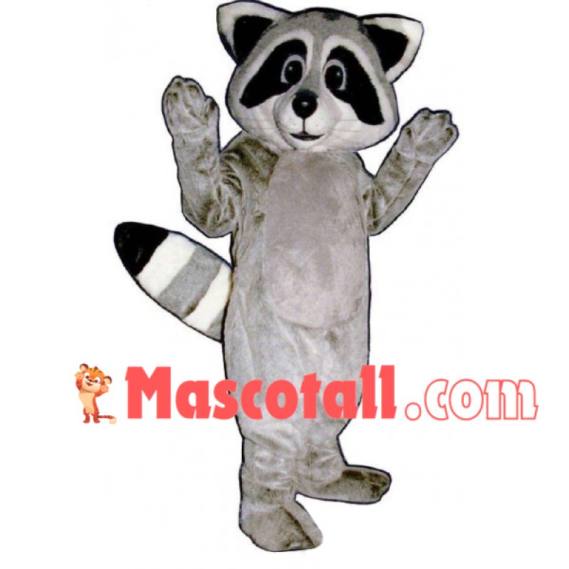 Carefully Gray Raccoon Mascot Costume