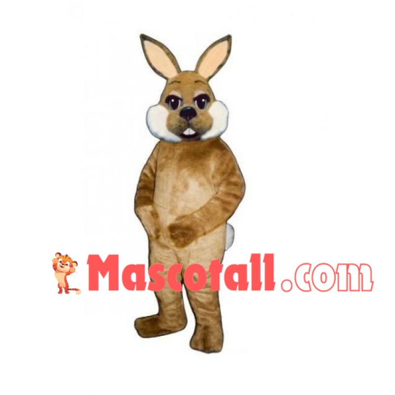 Adult Brown Plush Rabbit Mascot Costume