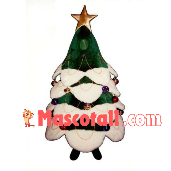 Christmas Tree Full of Decorations Mascot Costume