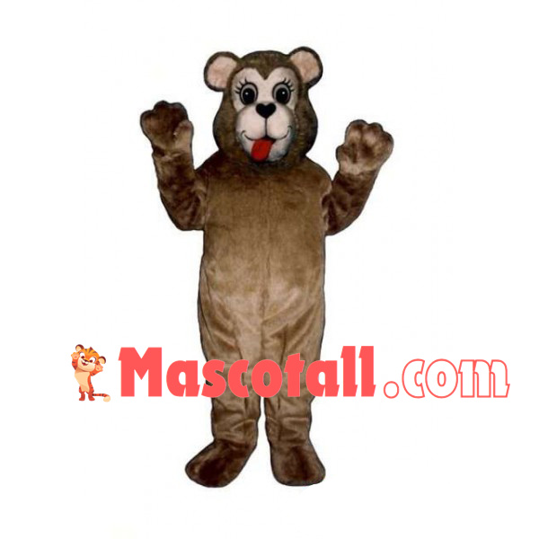 Naughty Brown Bear Adult Size Mascot Costume