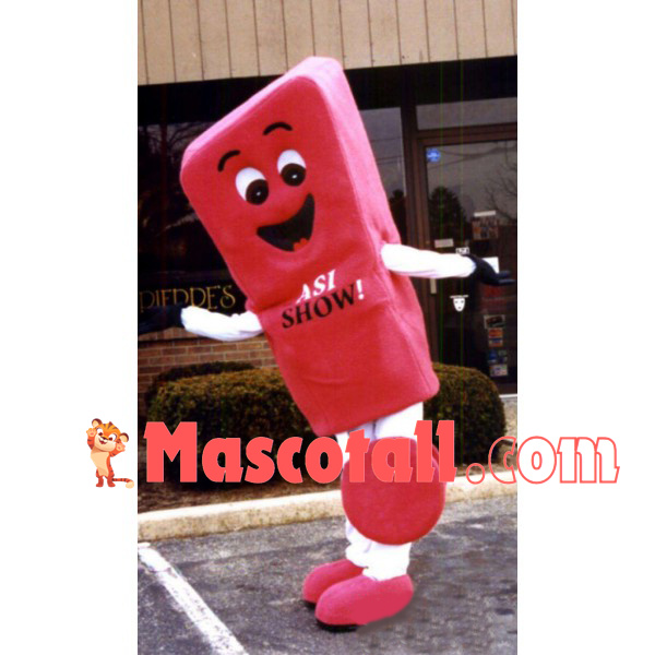 Red Skateboard of Association Mascot Costume