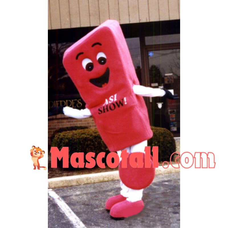Red Skateboard of Association Mascot Costume