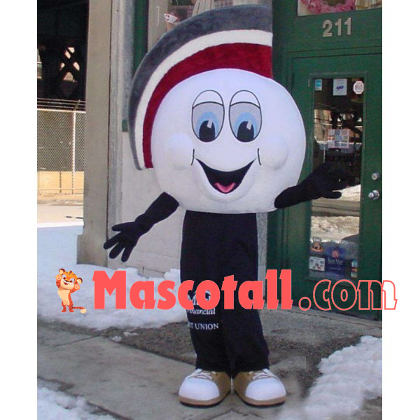 Interesting Cartoon Snow Ball Mascot Costume
