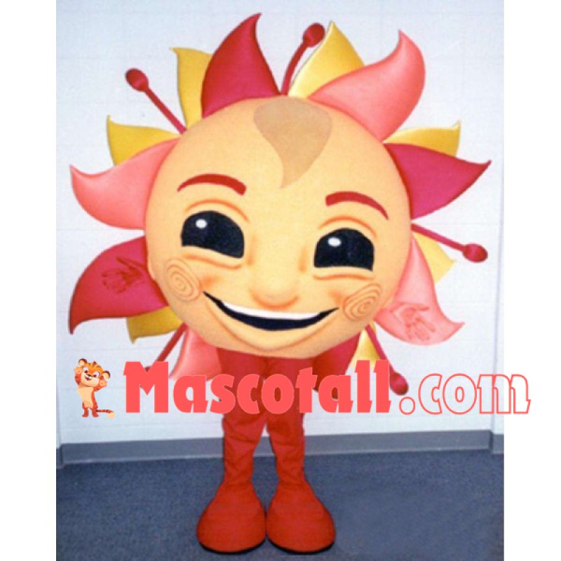 Bright Sunflower Cartoon Mascot Costume