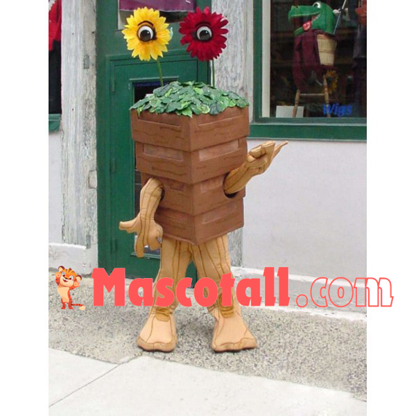 Landscape Potted Plant of Street Mascot Costume