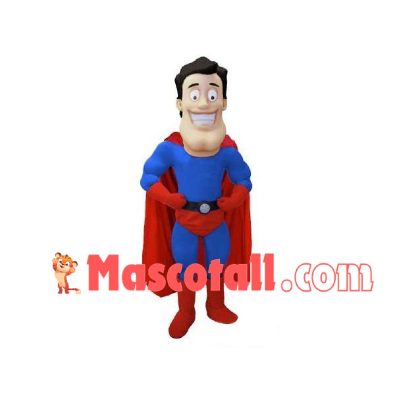 Righteous Muscle Superman Mascot Costume