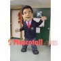 Teaching Black Lecturer Mascot Costume