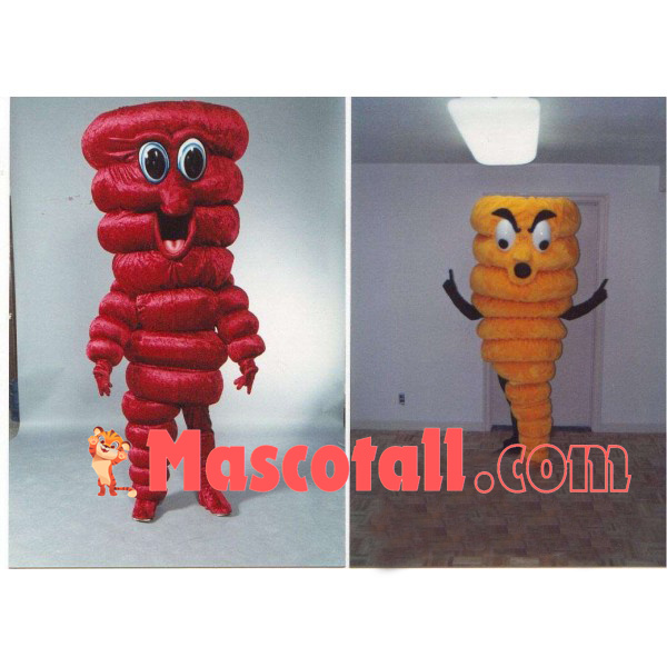 Funny Colored Stacked Doll Mascot Costume