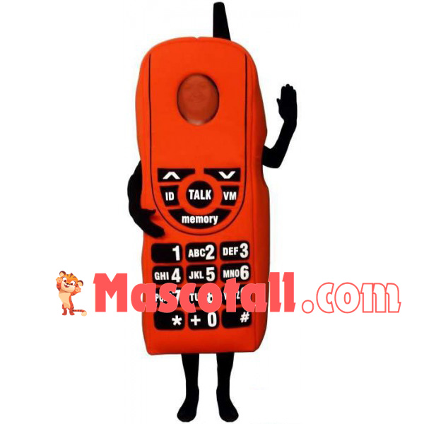 Red Mobile Virtual Machine Mascot Costume