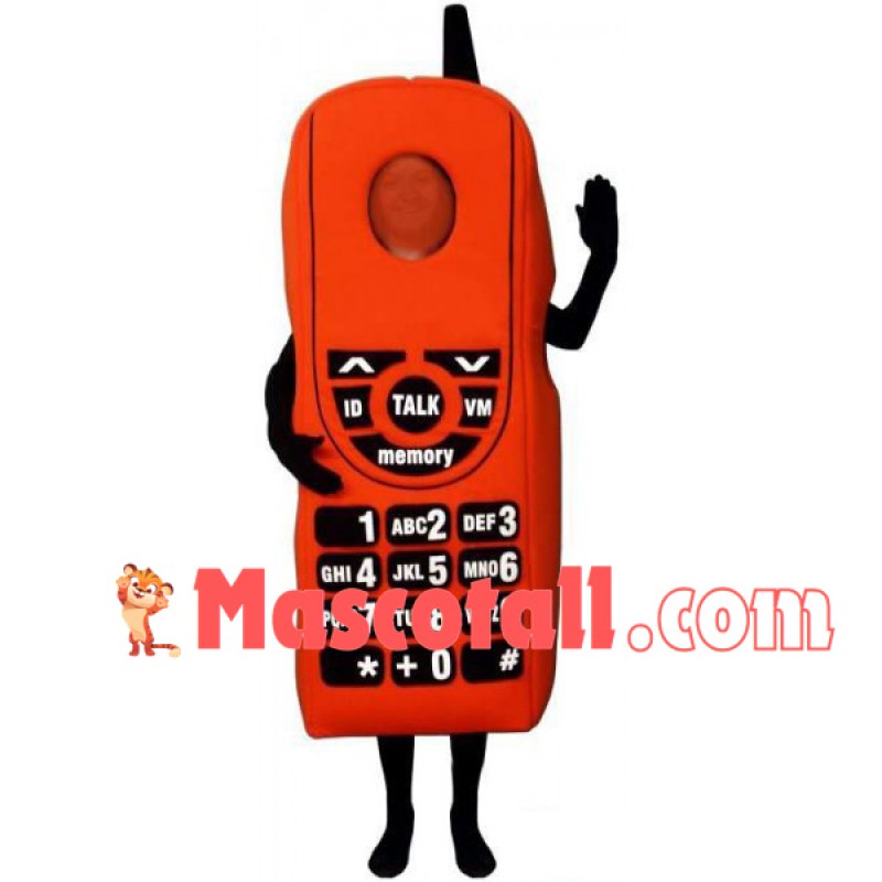 Red Mobile Virtual Machine Mascot Costume