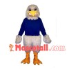 Hideous Gray Long Wool Eagle Mascot Costume