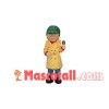Geographer In a Trench Coat Mascot Costume