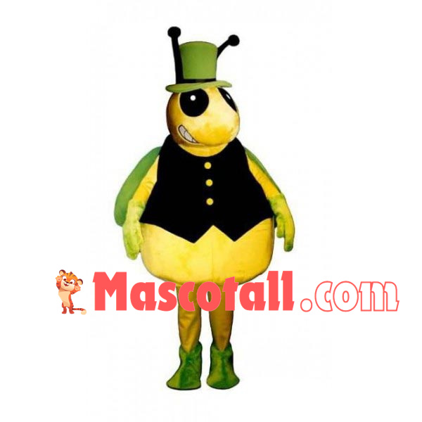 The Angry Bee In Vest Mascot Costume