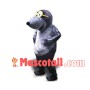 Mole With Gold Frame Glasses Mascot Costume