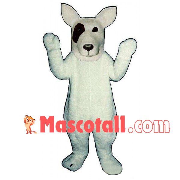 Soft Lightweight White Dog Mascot Costume