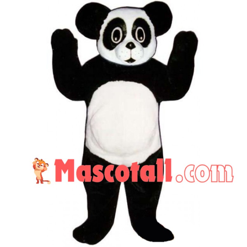 Dumbfounded Baby Panda Mascot Costume