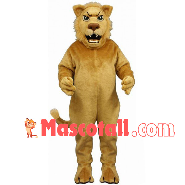 Roaring Lion Mascot Soft Costume