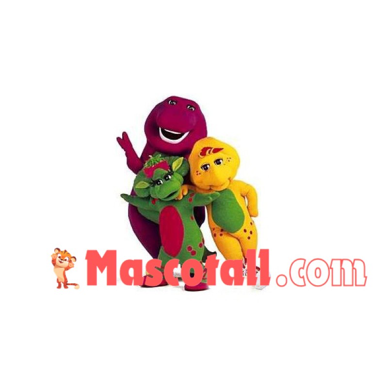 Barney & Friends Cartoon Adult Mascot Costume