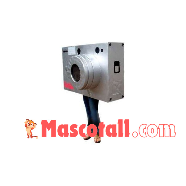 Silver Advanced Camera Mascot Costume