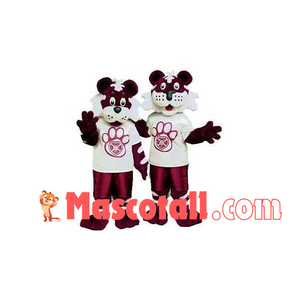 Tiger Partner of Club Mascot Costume