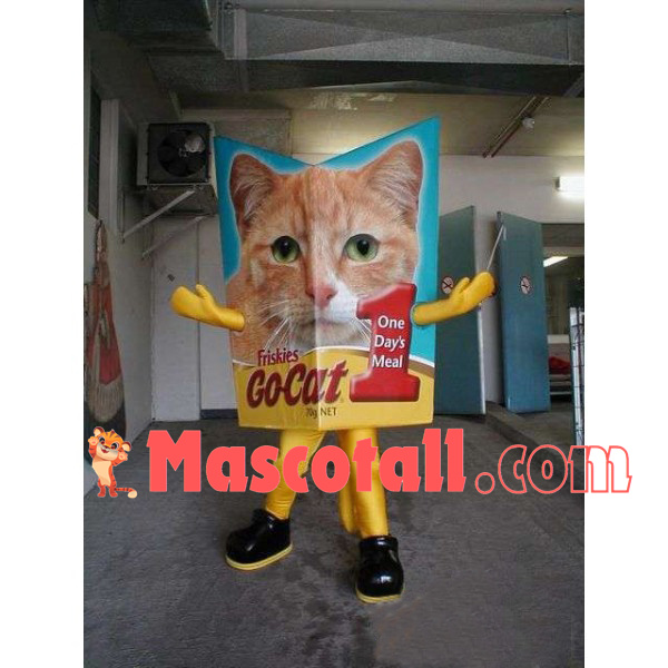 Pack of Premium Cat Food Mascot Costume