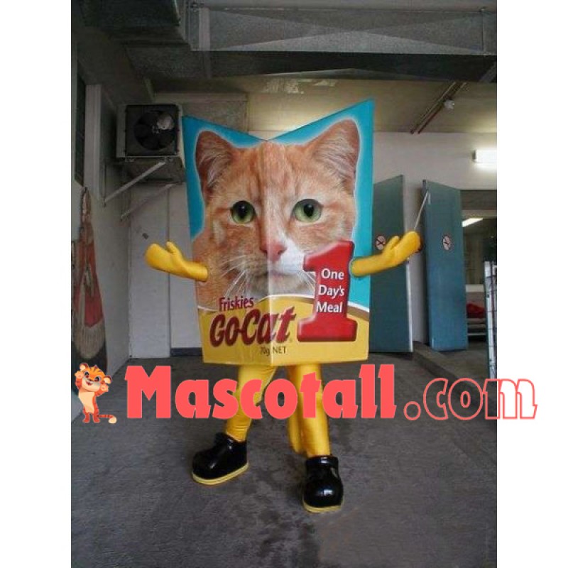 Pack of Premium Cat Food Mascot Costume
