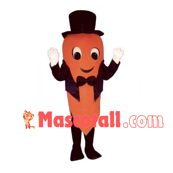 Carrot In The Tuxedo Mascot Costume