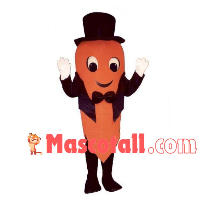 Carrot In The Tuxedo Mascot Costume