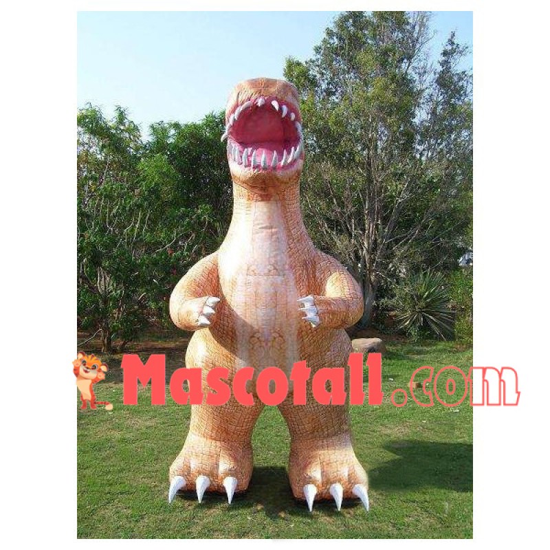 Inflatable Fierce Dinosaur Mascot Costume