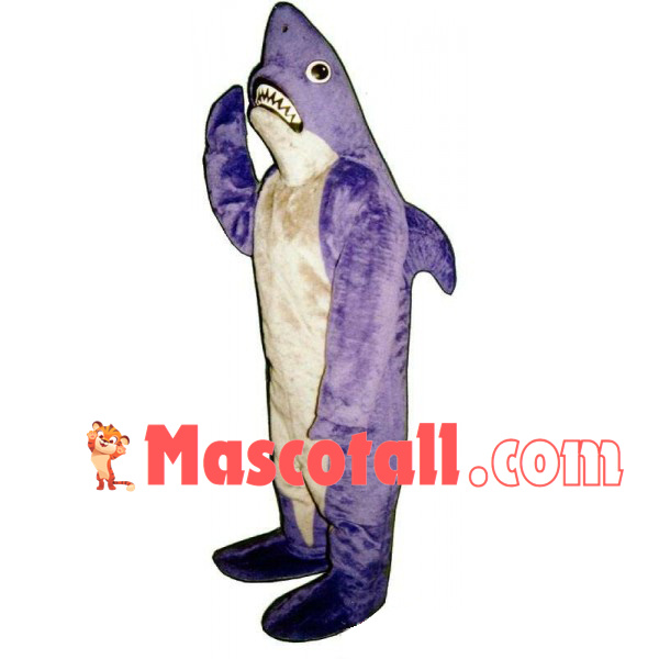 Purple Shark Mascot Costume for Adult